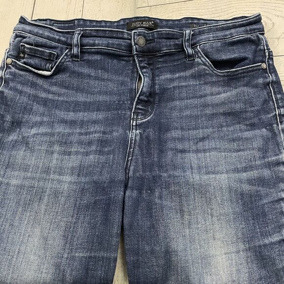 Judy Blue Women's 15 / 29 Dark Wash Mid-Rise Skinny Fit Denim Jeans JB82132DK - Picture 4 of 10